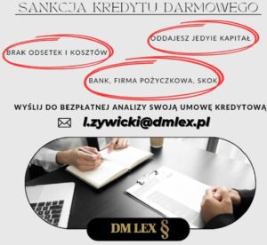 Sankcja Kredytu Darmowego blog Łukasz Żywicki